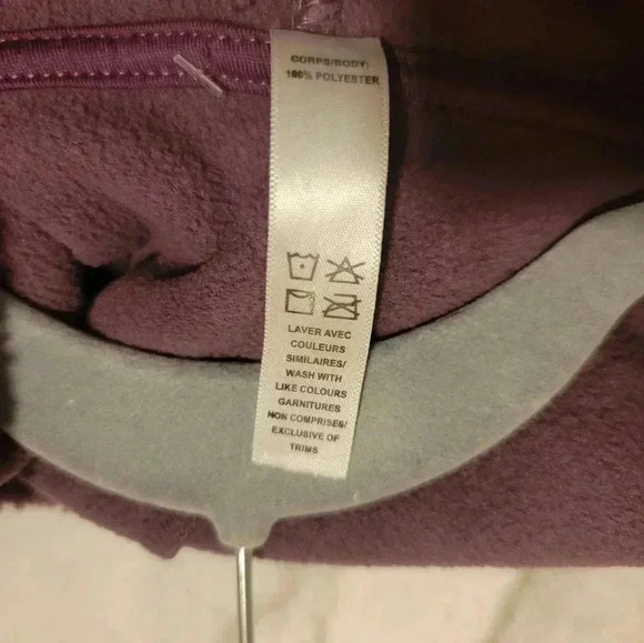 Kyodan Outdoor Collection NWT Women's Small Vest ZipUp Hooded Purple Msrp $25 - Picture 5 of 7